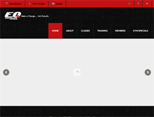 Tablet Screenshot of equalizefitness.com